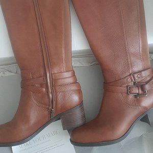 Marc Fisher 8.5 stunning new light brown riding boot!